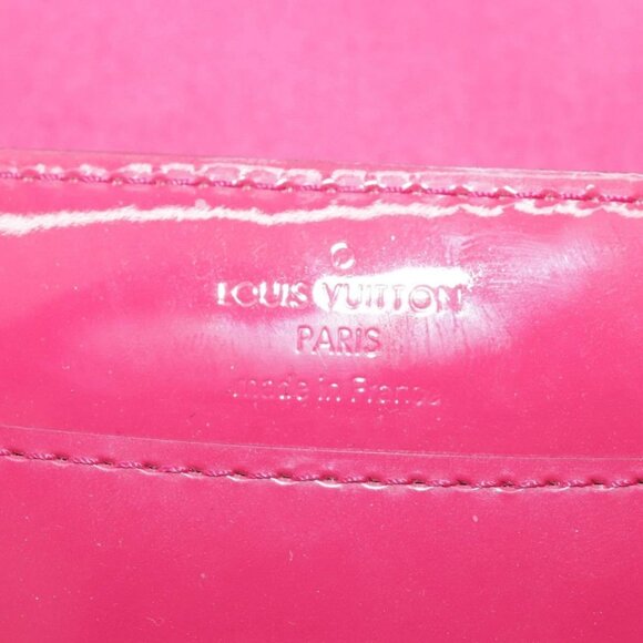 LOUIS VUITTON Pochette Louise EW Bag Patent Rose Andian M94270 LV Auth bs21225V - Picture 10 of 16